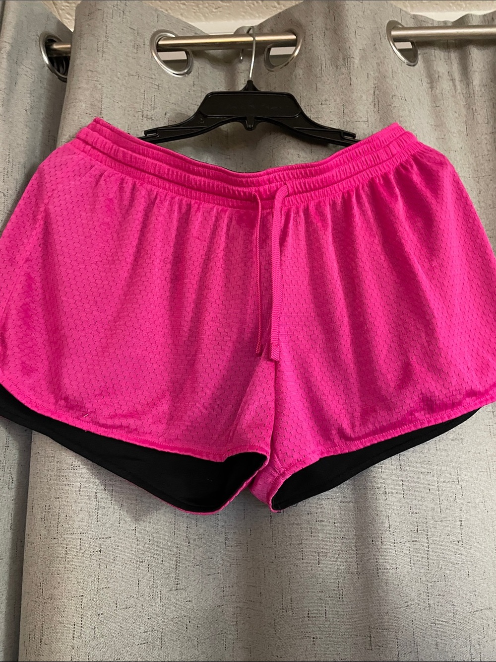 Champion Hot Pink Athletic Shorts with Black Liner